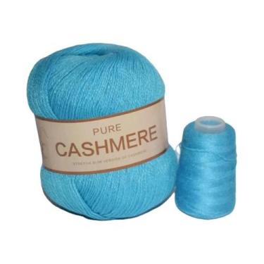 Imagem de Fio De Lã Cashmere Para Tricô De Cachecol De Bebê 70g - Fio Para Croch