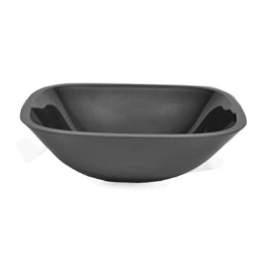 Imagem de CUBA DE VIDRO QUADRADA 35CM PRETO