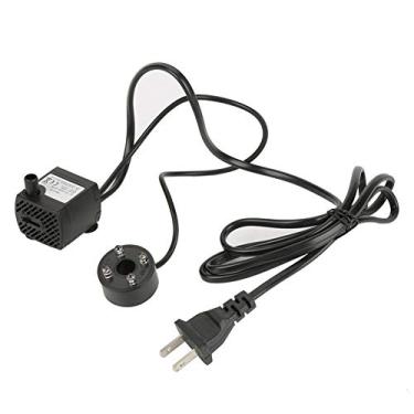 Imagem de Bomba submersível, bomba de água submersível ultra silenciosa 2W com luz de LED para fonte de água externa para aquário peixes fonte de aquário (Plugue EUA)