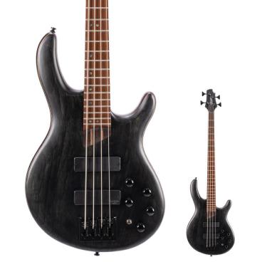 Imagem de Baixo Cort B4 ELEMENT 4 Cordas Ativo Circuito Bartolini e Tarraxa Hipshot Black
