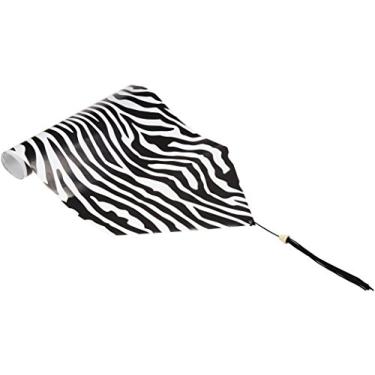 Imagem de Corredor de mesa estampado com estampa de zebra (1 unidade) (1 pacote)