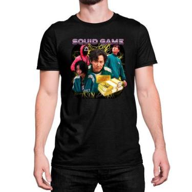 Imagem de Camiseta T-Shirt Série Round 6 Squid Game Money Algodão - Store Seven