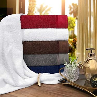 Imagem de Jogo com 3 toalhas 150 x 80 kit de toalhas gigantes 100% algodão