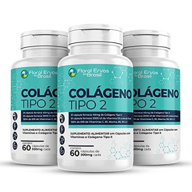 Imagem de Colágeno Tipo 2 I I 3x 60 Cápsulas + Vitaminas Máx. 1 Ao Dia