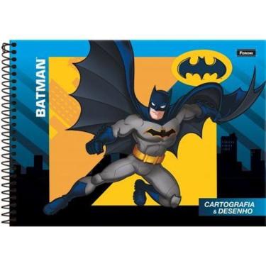 Imagem de Caderno Cartografia C/D 80 Folhas Batman Foroni