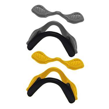 Imagem de Protetores de nariz de substituição para óculos de sol Oakley Si M Frame 2.0/Si Ballistic M Frame 2.0/RazorBlades - Cinza + Amarelo