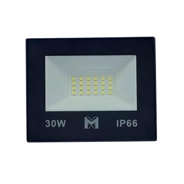 Imagem de Refletor led holofote superled 30w luz branca 6500k mx led