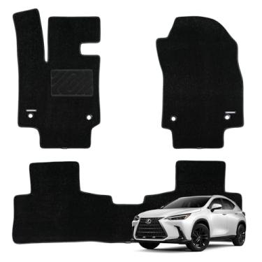 Imagem de WENNEBIRD Tapetes superiores para Lexus NX 2022-2025, ultrespessos, redutores de ruído, antiderrapantes para todos os climas – Conjunto de 3 peças