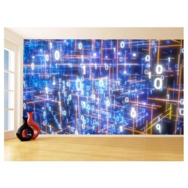 Imagem de Papel De Parede 3D Tecnologia Computadores Bits 3,5M Tec30 - Você Deco