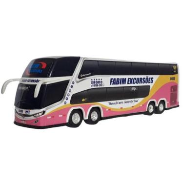 Imagem de Brinquedo Ônibus 4 Eixos Fabim Excursões - Ertl