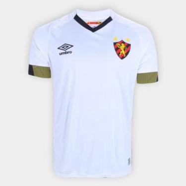 Imagem de Camisa Sport Recife II 21/22 Umbro Masculina - Branco+Preto, 3GG