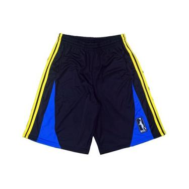 Imagem de Bermuda Basquete Masculina M10 Dunk 2 Listras, Preto, P