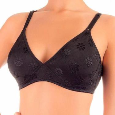 Imagem de Sutiã Duloren 121771 Semi-sustentação, Preto, EG