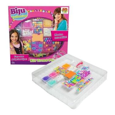 Imagem de Kit Bijuteria Trend Plus Miçangas Pulseira Dm Toys 6319, Biju Collecti