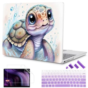 Imagem de Mektron Capa Surface Laptop Go de 12,4 polegadas compatível com Go 3/2/1 Microsoft Surface Laptop 12,4 polegadas, versões 2023-2020, modelo 1943/2013, capa rígida de plástico com protetor de tela,