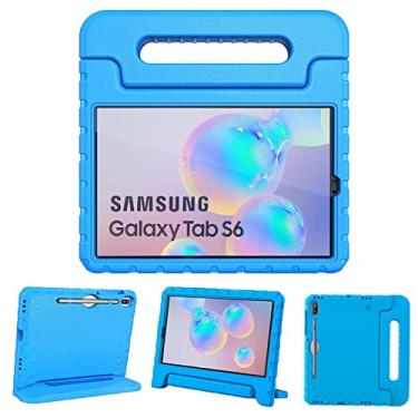 Imagem de SIMPLEWAY Capa para Galaxy Tab S6 10,5 polegadas 2019 (modelo SM-T860/T865/T867), capa infantil para Samsung Galaxy Tab S6 com slot para caneta S, capa protetora leve à prova de choque