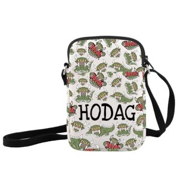 Imagem de JXGZSO Bolsa tiracolo Hodag Cryptid Cryptozoology Gift Cryptid Creature Gift Mythical Hodag Shoulder Bag Hodag Lover Gift, Bolsa tiracolo Hodag Cryptid