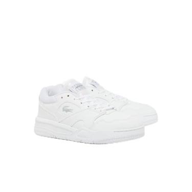 Imagem de Lacoste Tênis infantil unissex Lineshot, Branco/Branco, 20