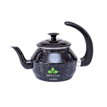 Imagem de Chaleira Com Infusor Ferver Agua Cha Cafe Leite Aluminio - TERRA LAR, 