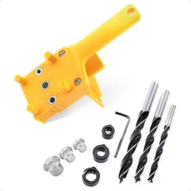 Imagem de Gabarito de Furacao Cavilhas com Brocas 6, 8 e 10mm Charbs