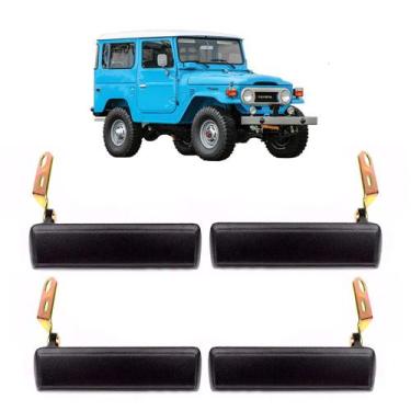 Imagem de Kit 4 Maçaneta Externa Porta Toyota Bandeirante 1985 À 2001 - Supercen