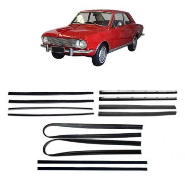 Imagem de Kit Borracha Canaleta Pestana Interna Externa Corcel 1 68/77 - Superce