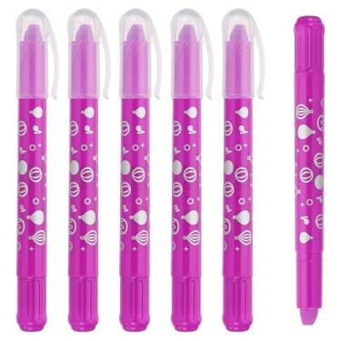 Imagem de PATIKIL Giz de cera de gel aquarela, 6 peças de giz de cera laváveis para colorir, desenhar, pintar, roxo e vermelho