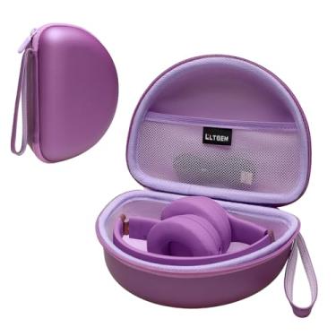 Imagem de LTGME Capa de fone de ouvido compatível com Beats Solo 4 / para Beats Studio Pro/para Beats Solo3 / para Beats Studio3 / para fones de ouvido intra-auriculares Bluetooth Beats Solo Pro (roxo escuro)