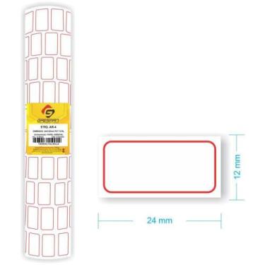 Imagem de Etiqueta para Preço AR-4 24X12MM - Pacote com 10 Rolos de 250 Etiqueta