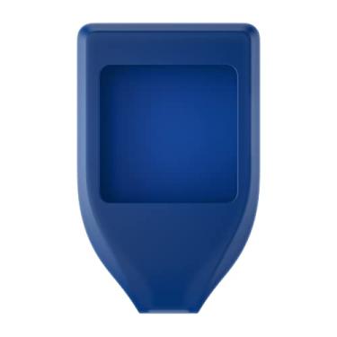 Imagem de CVER - Capa protetora de silicone para Trezor Modelo T, com recortes USB C e Micro SD (azul)