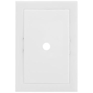 Imagem de Placa 4x2 com 1 Furo e Suporte Cinza Fosco - EKC-30000/36 - DICOMPEL