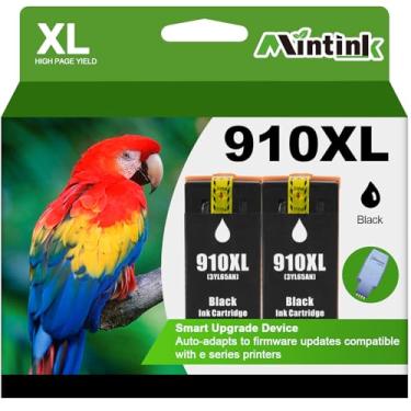 Imagem de Cartuchos de tinta preta 910XL de substituição para HP 910XL 910 XL Pacote combo para impressora HP OfficeJet Pro 8010 8015 8018 8020 8022 8025 8028 8035 8030 (pacote com 2)