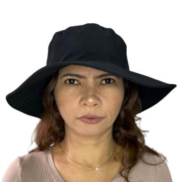 Imagem de Chapéu Cancun proteção UV50 Dupla face - Ellepsun, Preto, Preto, UN