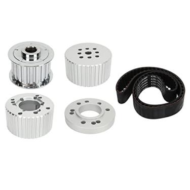 Imagem de Ranhuras do Kit de Acionamento da Polia Tensora da Correia PC2258 Kit da Polia da Correia Antienvelhecimento da Correia Flexível Relação Precisa para o Bloco Grande 383 400 413