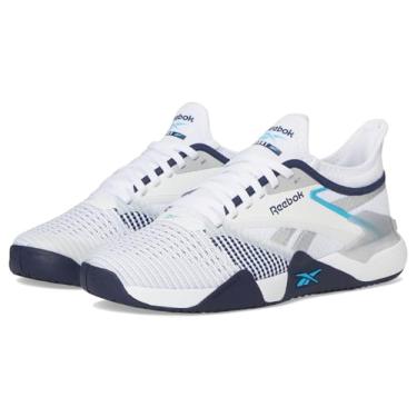Imagem de Reebok Tênis feminino Nano Court, Calçado branco/vetor azul-marinho, 36