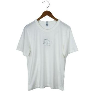 Imagem de Camiseta Colcci Com Aplicação Off White Feminina-Feminino