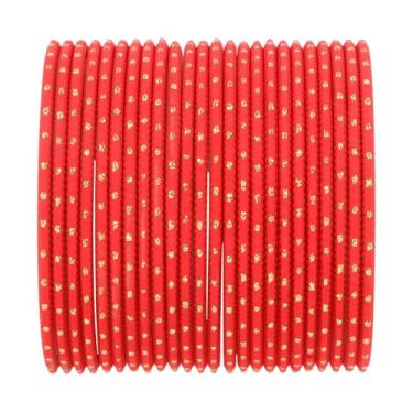 Imagem de Efulgenz Conjunto de pulseiras indianas de metal para mulheres, pulseiras de metal simples, bijuterias de fantasia de Bollywood para mulheres, 2-6, Liga metálica, Sem Pedra Preciosa