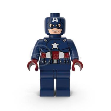 Imagem de Boneco mini avengers compatível com lego - captain america