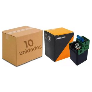 Imagem de Rele Partida Honda Cg Titan 150 2009 Es Biz 2009 Es Fan 2009 Es Injeção Eletronica Kit 10 Peças  Magnetron