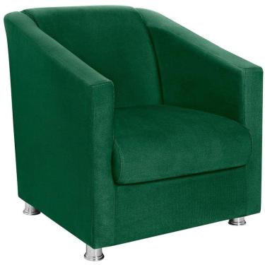 Imagem de Poltrona Decorativa Bia Suede Verde Mpassos Verde