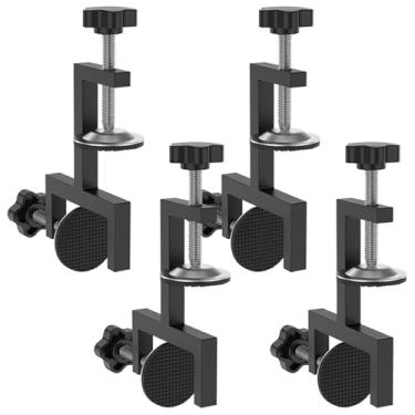 Imagem de Grampos C para marcenaria, braçadeira G pequena ajustável de 10 ~ 57 mm, clipes C de mesa sólidos para perfuração de corte de plástico de madeira, mini braçadeira de barra, grampos de armário para