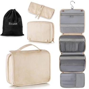 Imagem de Bolsa de higiene Elviros 3 em 1, organizador de viagens multifuncional