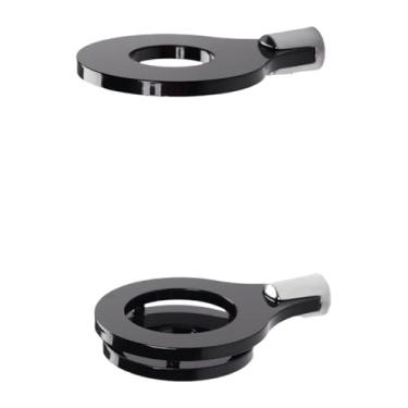 Imagem de IEUDNS Suporte para sabre de luz, suporte de parede para sabre de luz, acrílico, gancho de armazenamento vertical para a maioria dos cabos, montagem na, Preto