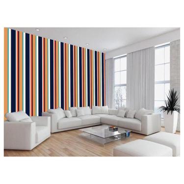 Imagem de Papel De Parede 3D Listras Coloridas Verticais 3,5M Lst09