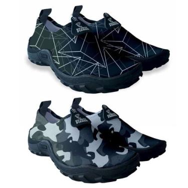 Imagem de Kit 2 Sapatilha Tenis Masculino Feminino Pesca Neoprene Água Terra Fut