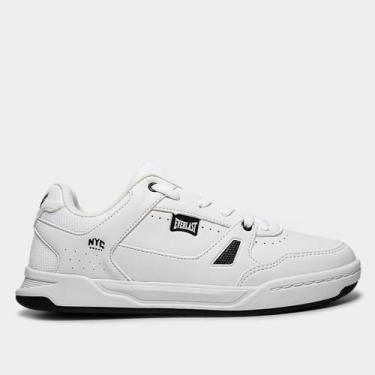Imagem de Tênis Everlast New York 3 Masculino, Branco, Preto, 44