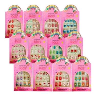 Imagem de MD UNHA ADESIVA INFANTIL 12PCT UN332 PACOTE