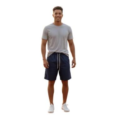 Imagem de Bermuda Tactel Reforçada Masculina Com Elástico e Bolsos - Wju Jeans, 