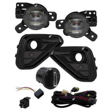 Imagem de Kit Farol Milha Led T-Cross Sense 2025 Diante Botão Painel