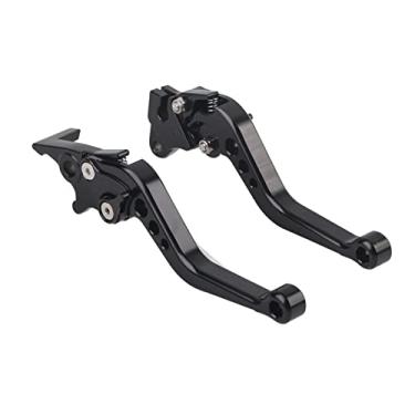Imagem de Yosoo Health Gear Embreagem do Freio Bicicleta do Motor de 2 Pces, Liga de Alumínio Ajustável Freio Bicicleta do Motor e Alavanca Embreagem Flexível 7.28in Substituição Alavanca do Punho do (Preto)